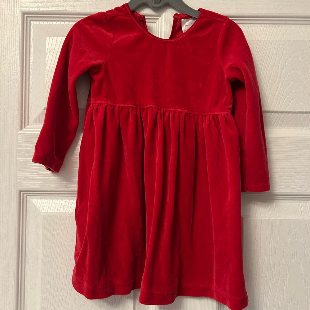 Hanna Andersson Red Velvet Dress